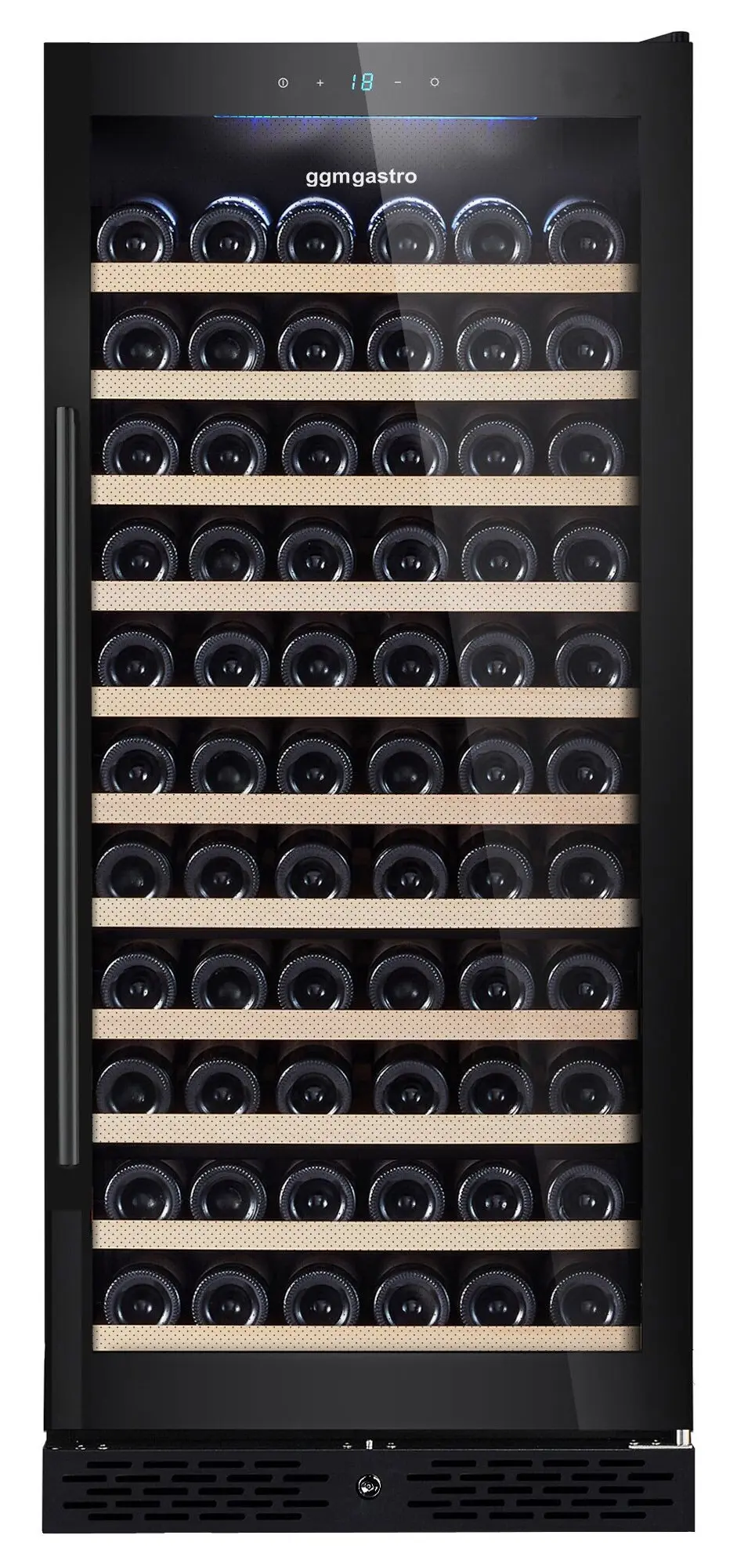 Винная холодильная витрина GGM Gastro WKM350S-1N (Black) - 3