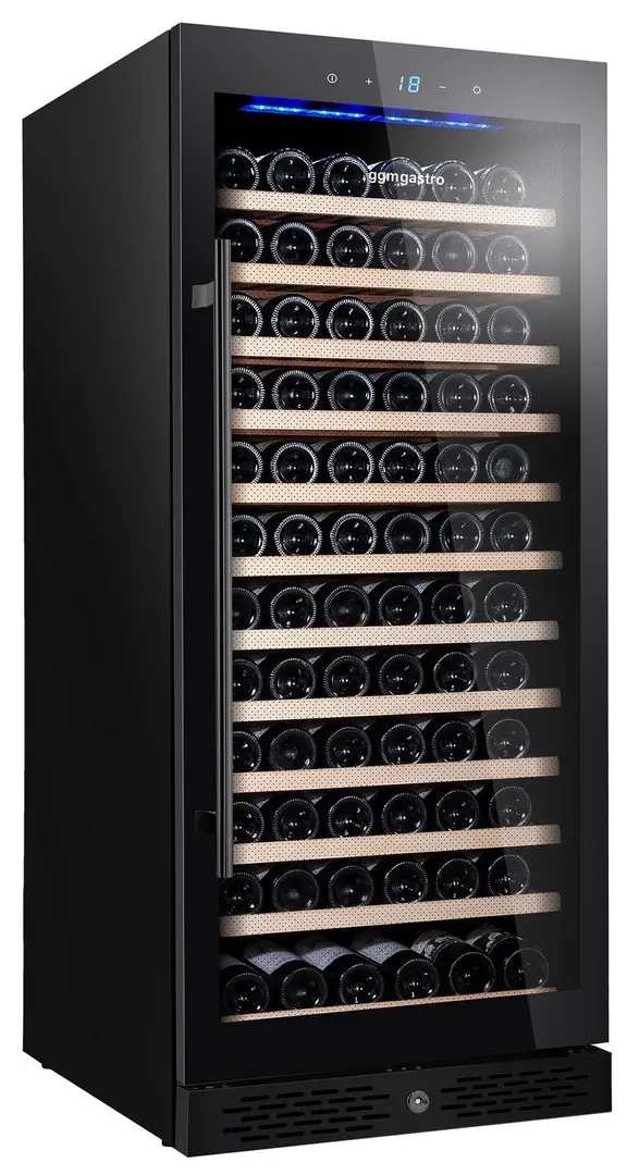 Винная холодильная витрина GGM Gastro WKM350S-1N (Black)