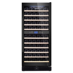 Винная холодильная витрина GGM Gastro WKM350S-2N (Black) Thumb
