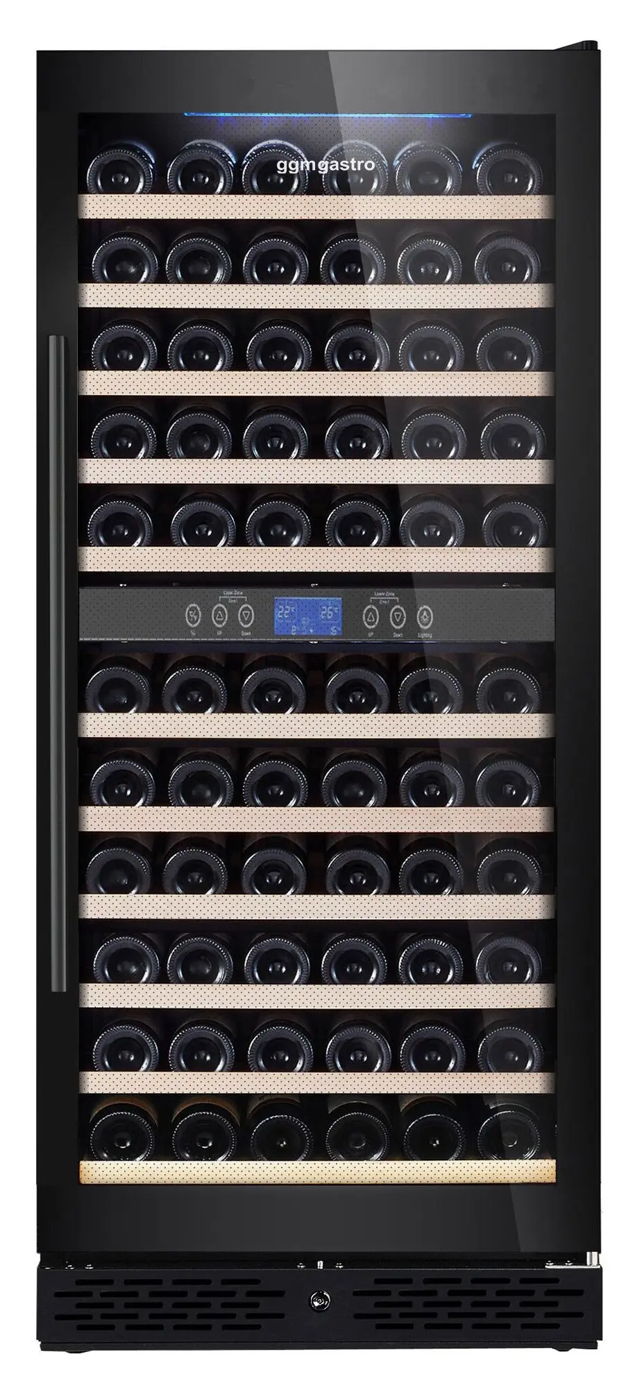 Винная холодильная витрина GGM Gastro WKM350S-2N (Black) - 2