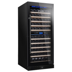Винная холодильная витрина GGM Gastro WKM350S-2N (Black)