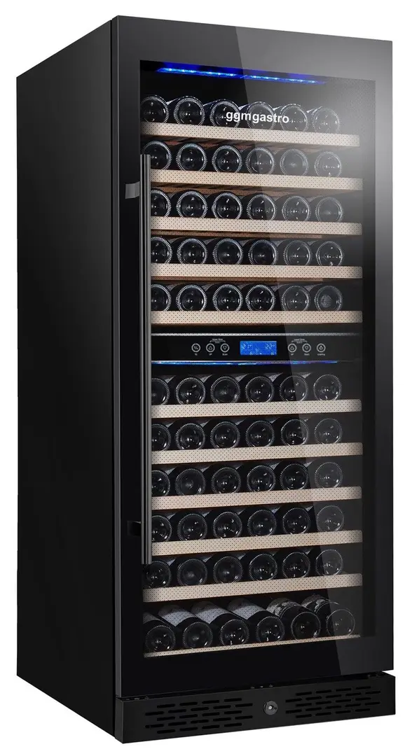 Винная холодильная витрина GGM Gastro WKM350S-2N (Black)