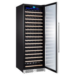 Винная холодильная витрина GGM Gastro WKM450ES-1N (Black/Silver) Thumb