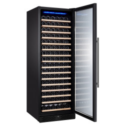Винная холодильная витрина GGM Gastro WKM450S-1N (Black) Thumb