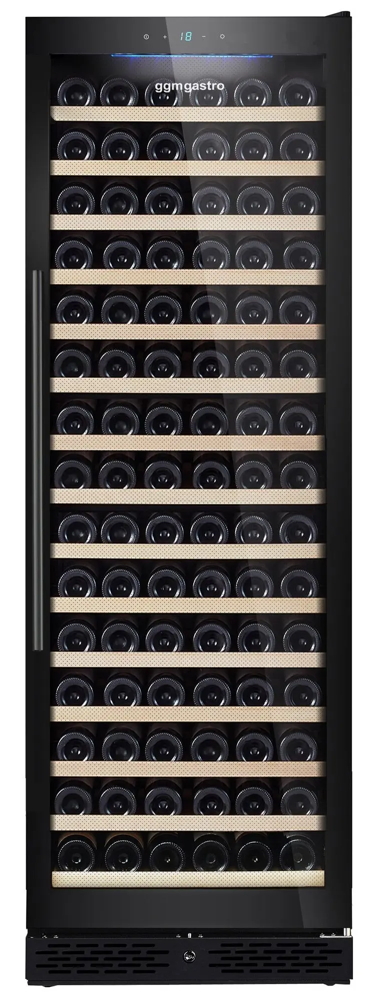 Винная холодильная витрина GGM Gastro WKM450S-1N (Black) - 3