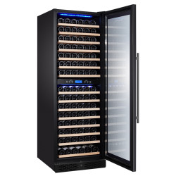 Винная холодильная витрина GGM Gastro WKM450S-2N (Black) Thumb