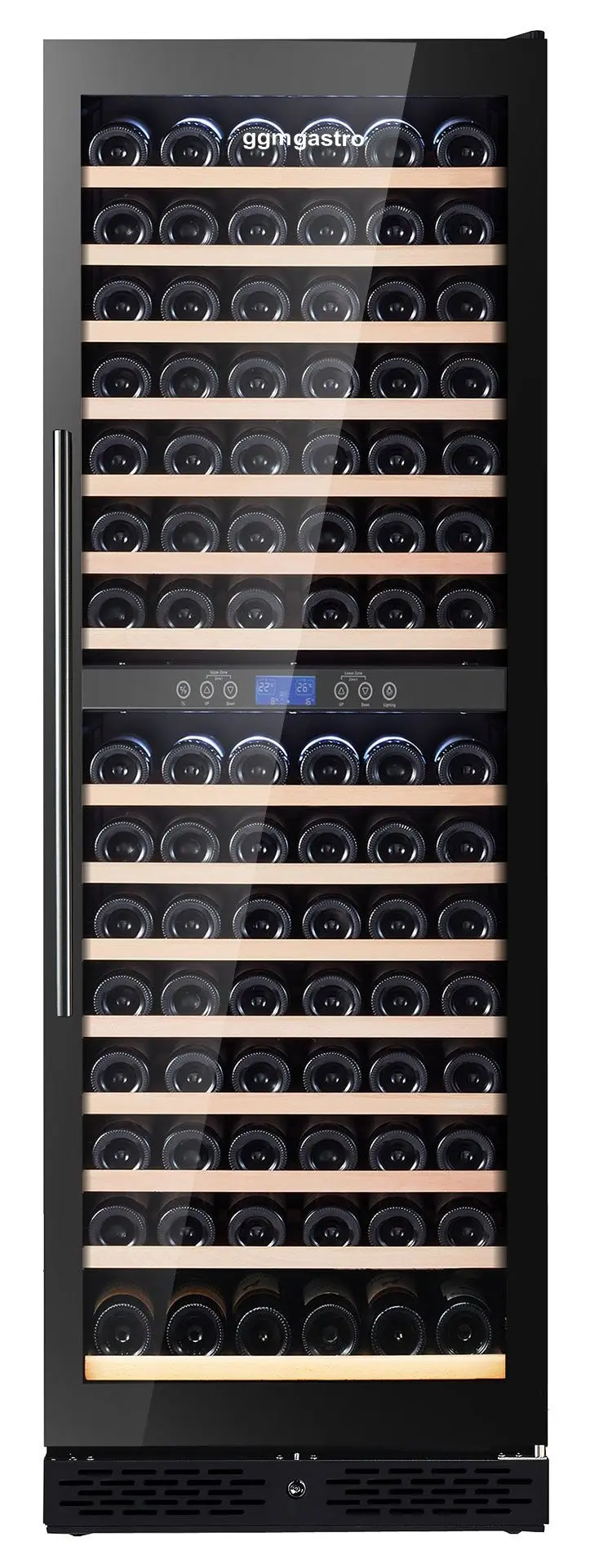 Винная холодильная витрина GGM Gastro WKM450S-2N (Black) - 3