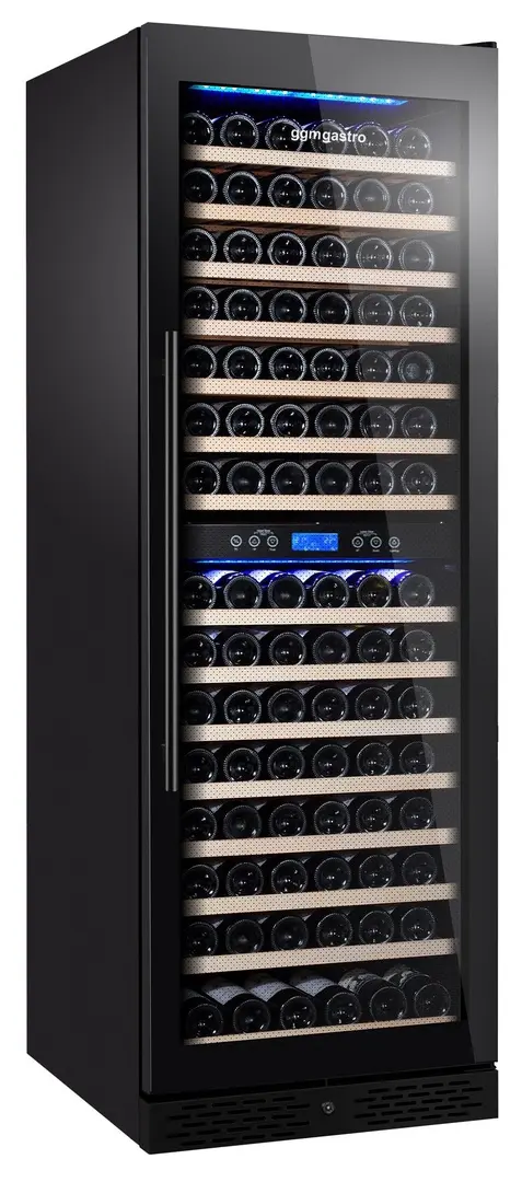 Винная холодильная витрина GGM Gastro WKM450S-2N (Black)
