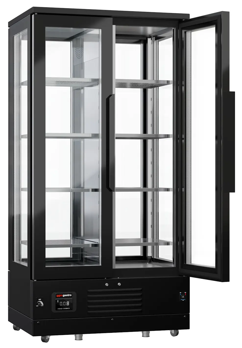Винная холодильная витрина GGM Gastro WLKF128 (Black) - 2