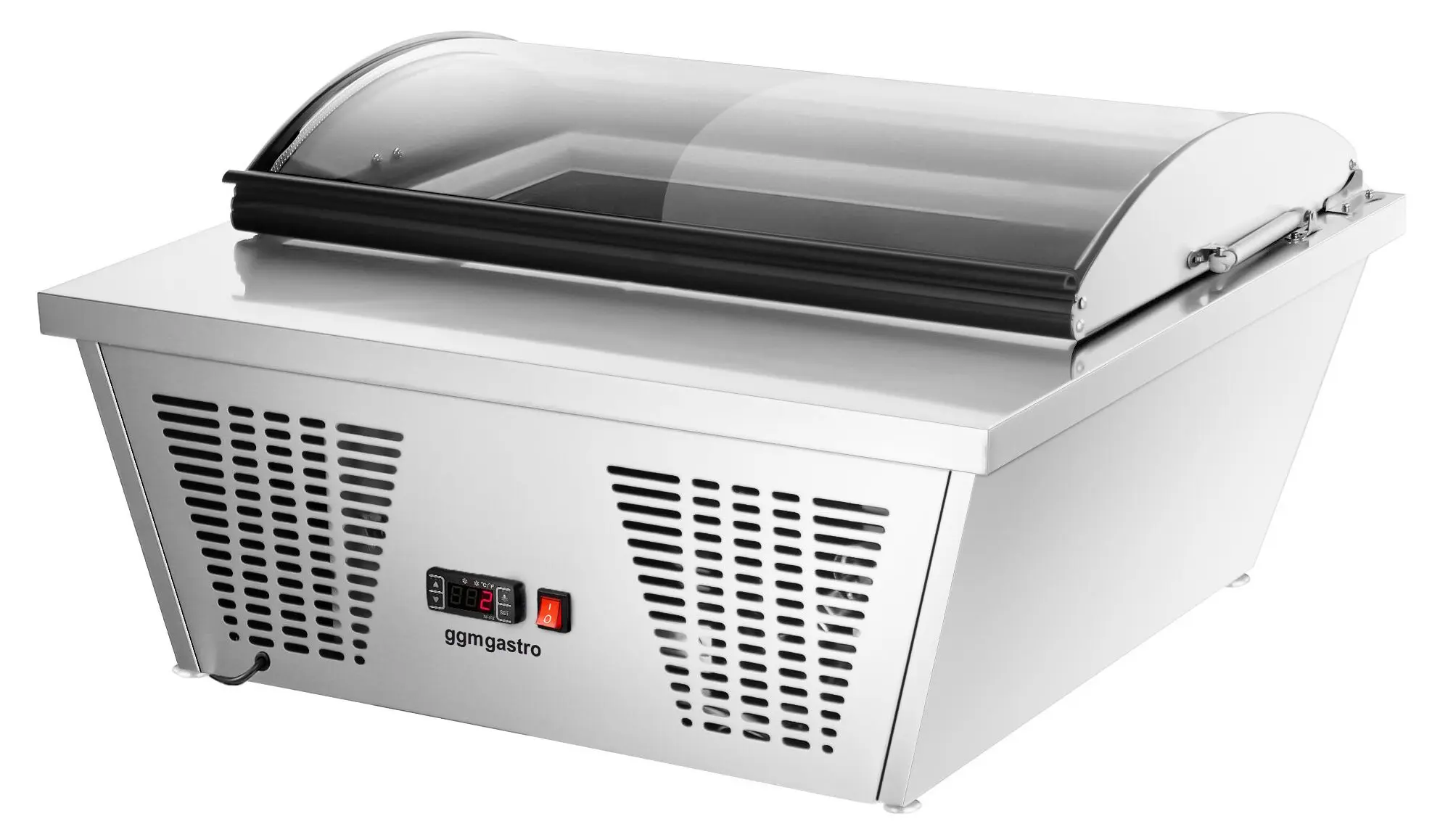 Витрина для мороженого GGM Gastro EAVNR67N (Inox) - 4