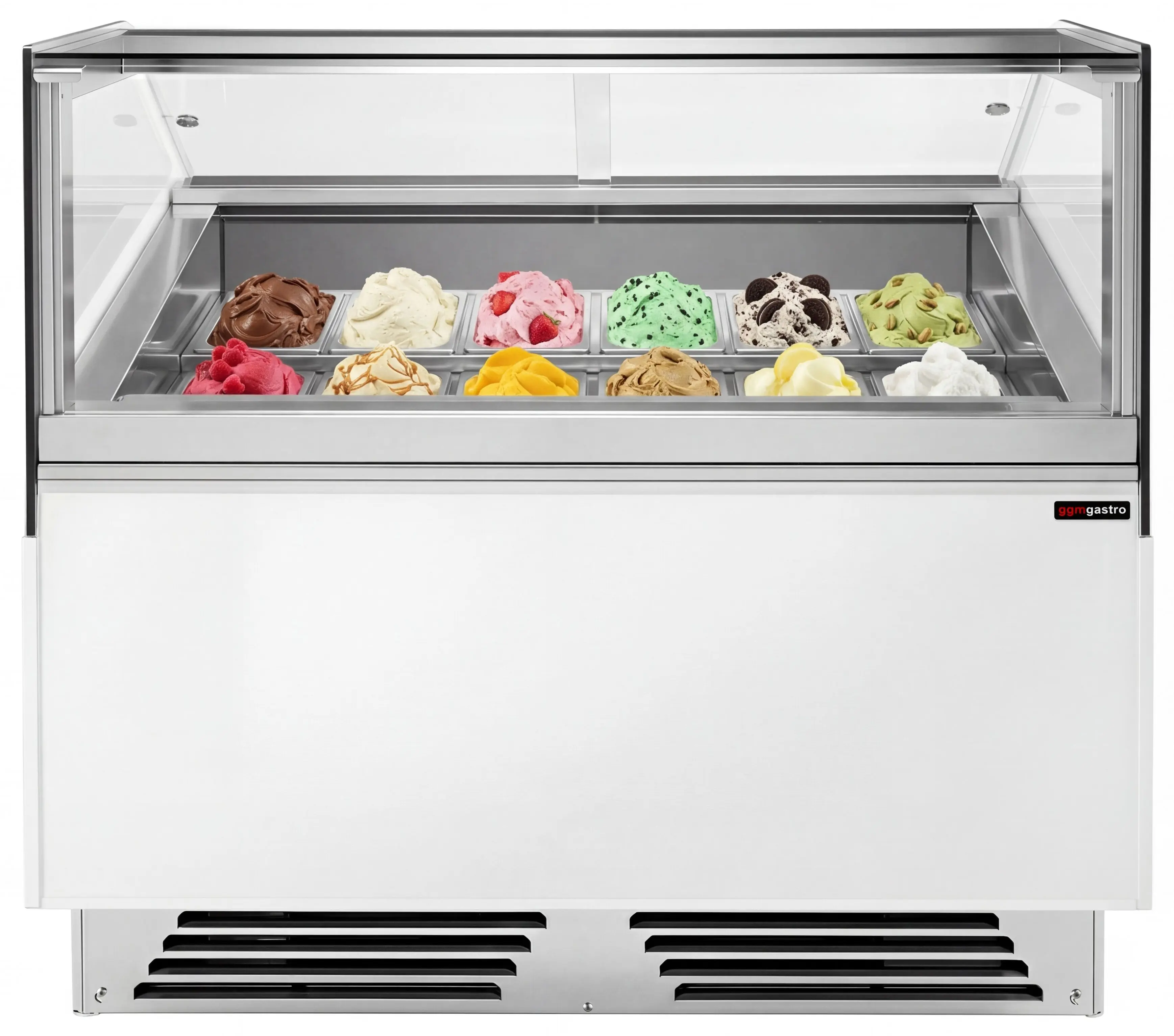 Витрина для мороженого GGM Gastro Adam ETC121WN (White) - 2