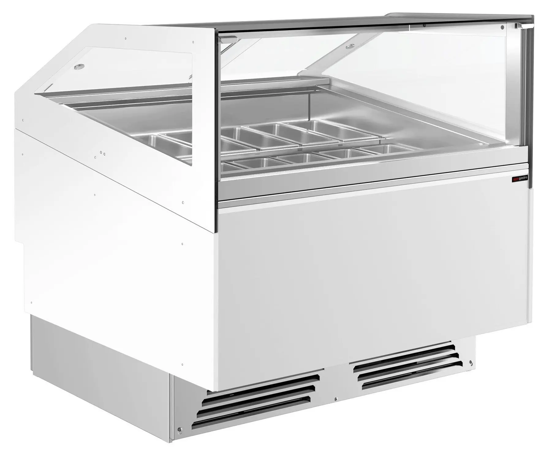Витрина для мороженого GGM Gastro Adam ETC121WN (White) - 5