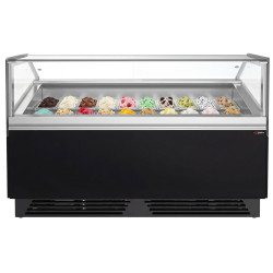 Витрина для мороженого GGM Gastro Adam ETC171SN (Black) Thumb