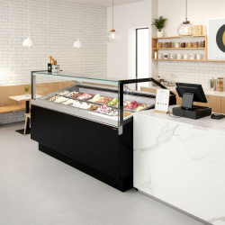 Витрина для мороженого GGM Gastro Adam ETC171SN (Black) Thumb