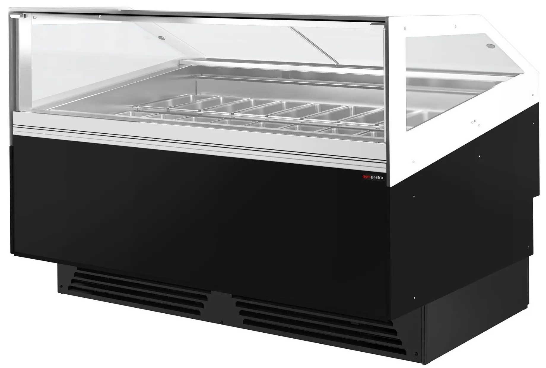Витрина для мороженого GGM Gastro Adam ETC171SN (Black) - 4
