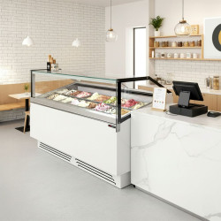 Витрина для мороженого GGM Gastro Adam ETC171WN (White) Thumb