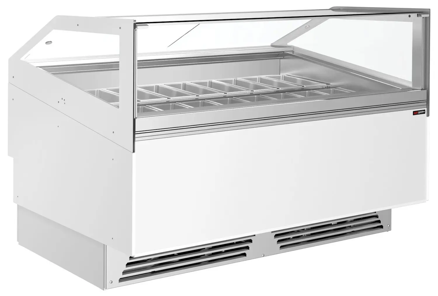 Витрина для мороженого GGM Gastro Adam ETC171WN (White) - 5