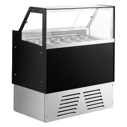 Витрина для мороженого GGM Gastro Emma EITC65N (Black) Thumb