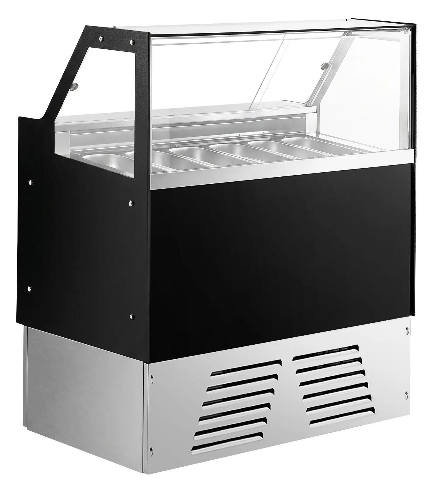 Витрина для мороженого GGM Gastro Emma EITC65N (Black) - 2