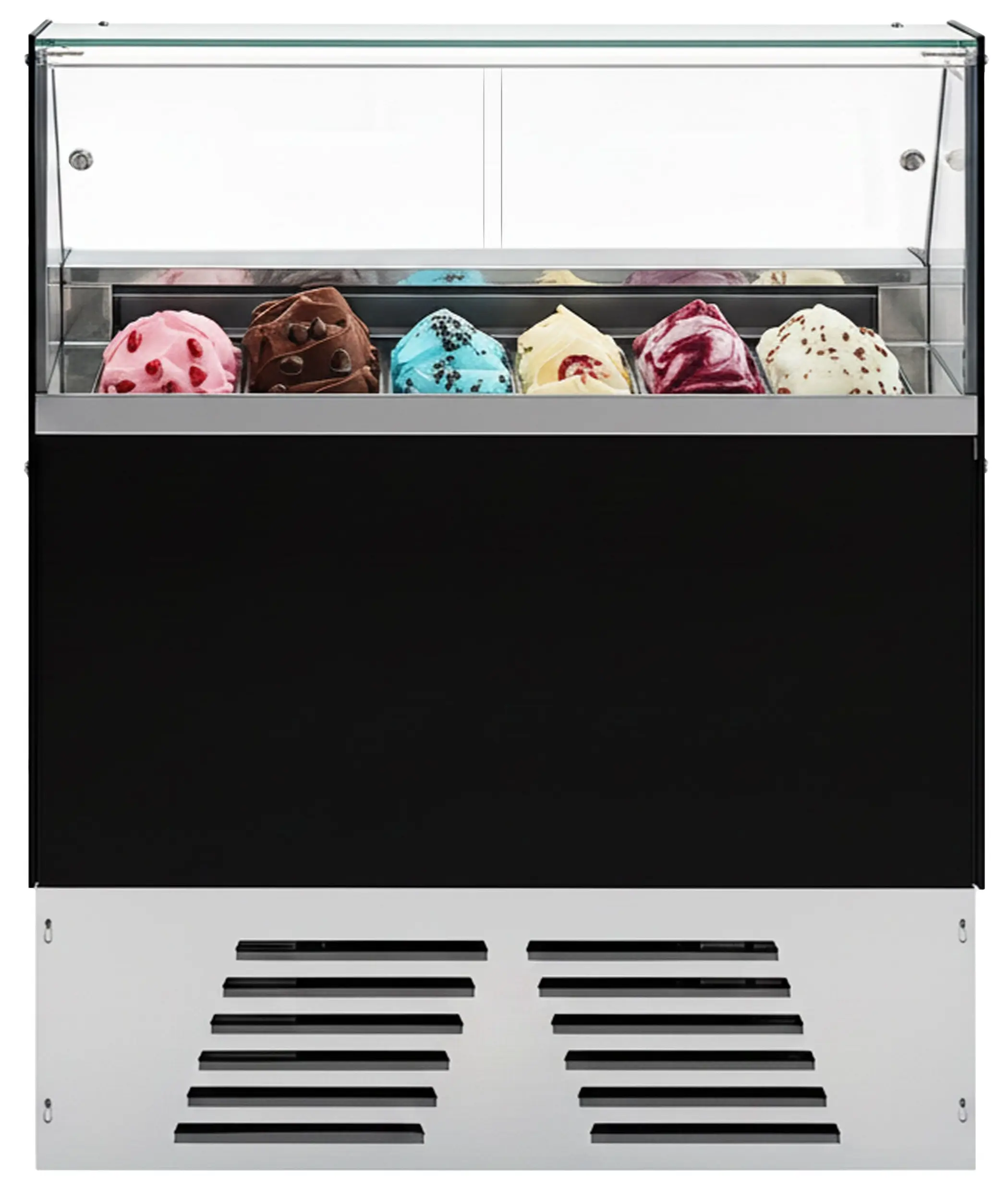 Витрина для мороженого GGM Gastro Emma EITC65N (Black) - 3