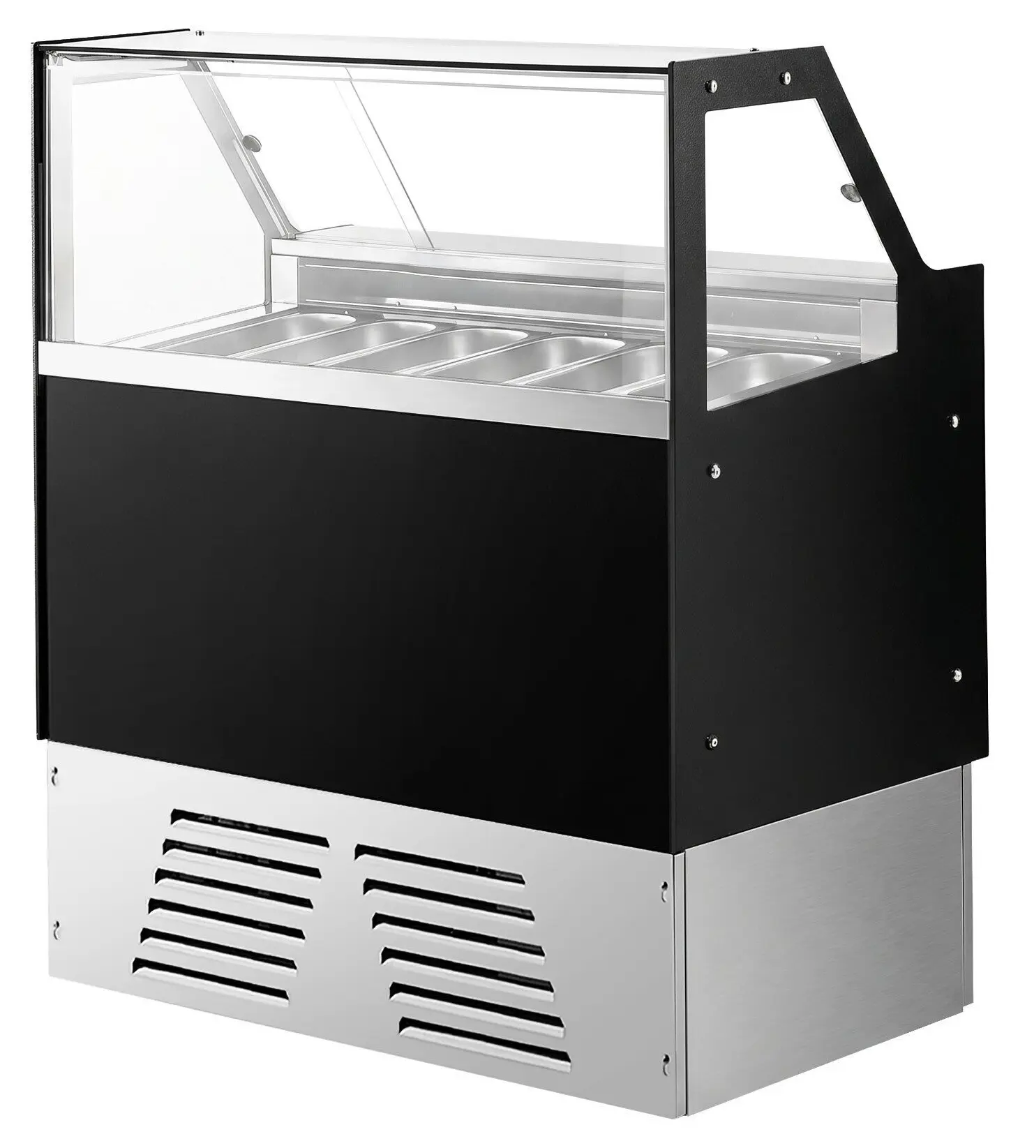 Витрина для мороженого GGM Gastro Emma EITC65N (Black) - 4