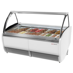 Витрина для мороженого GGM Gastro LEO ESIA201 (White)