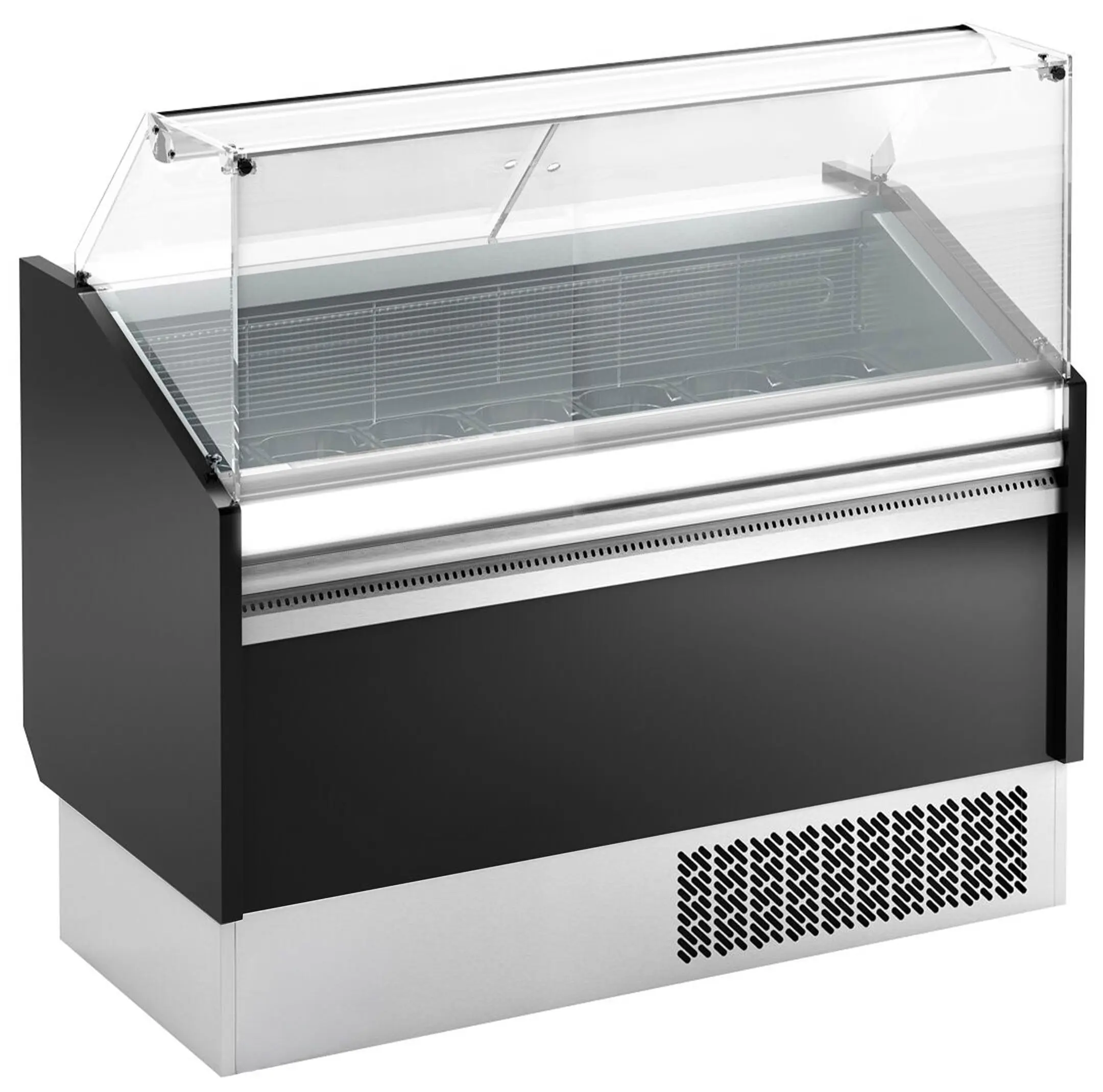 Витрина для мороженого GGM Gastro Levi ESTI12S-S (Black) - 2