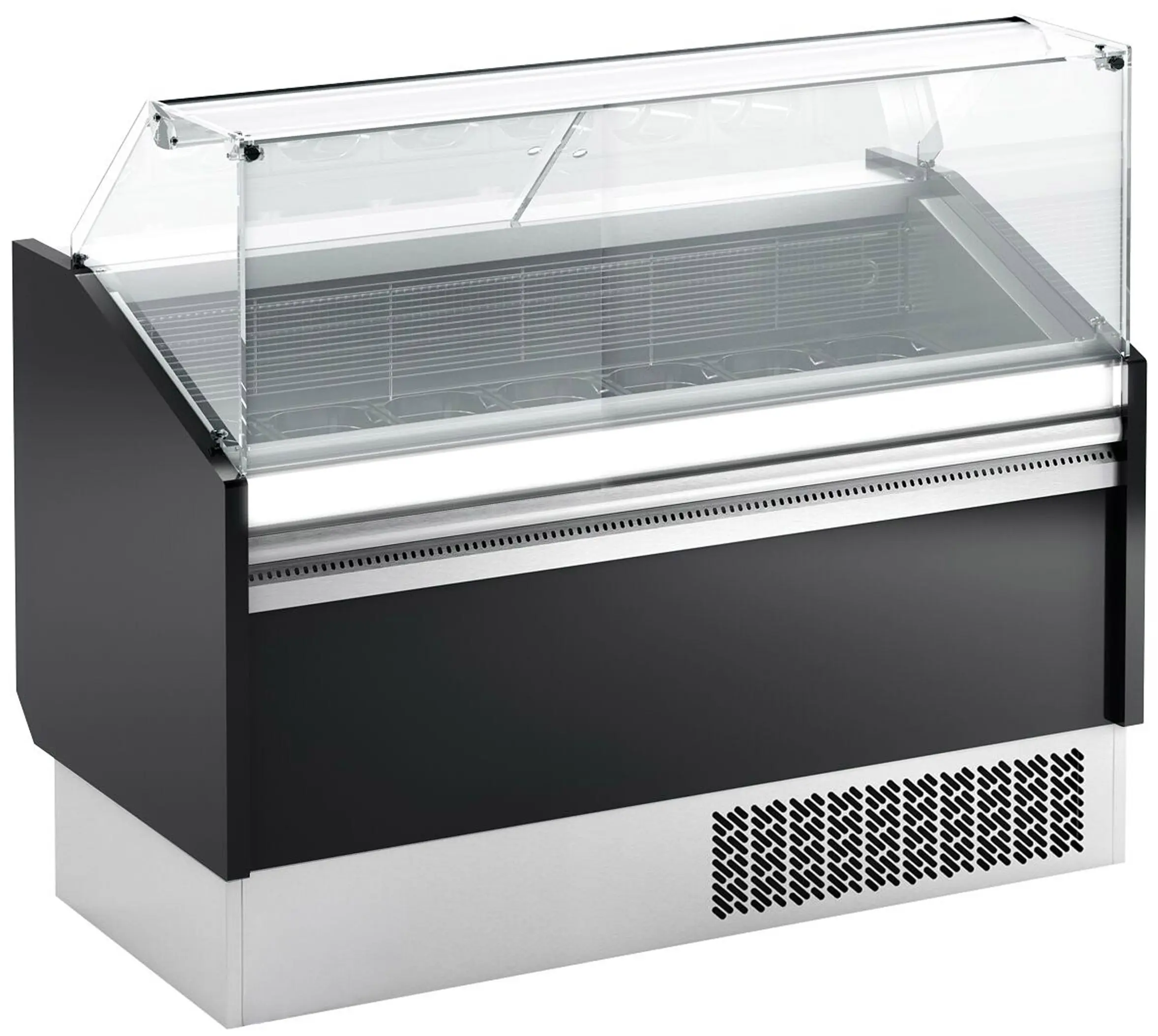 Vitrina pentru inghetata GGM Gastro LEVI ESTI15S-S (Black) - 2