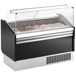 Vitrina pentru inghetata GGM Gastro LEVI ESTI15S-S (Black)
