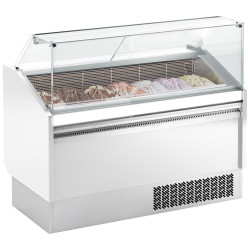 Витрина для мороженого GGM Gastro Levi ESTI15S-W (White)