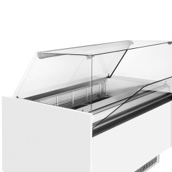 Витрина для мороженого GGM Gastro Levi ESTI15S-W (White) Thumb