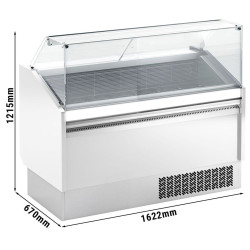 Витрина для мороженого GGM Gastro Levi ESTI15S-W (White) Thumb