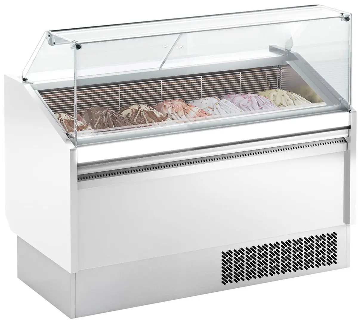 Витрина для мороженого GGM Gastro Levi ESTI15S-W (White)