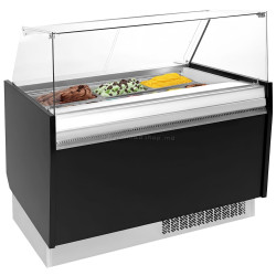 Витрина для мороженого GGM Gastro Liam ESTI12S (Black)