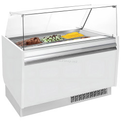 Витрина для мороженого GGM Gastro Liam ESTI12W (White)