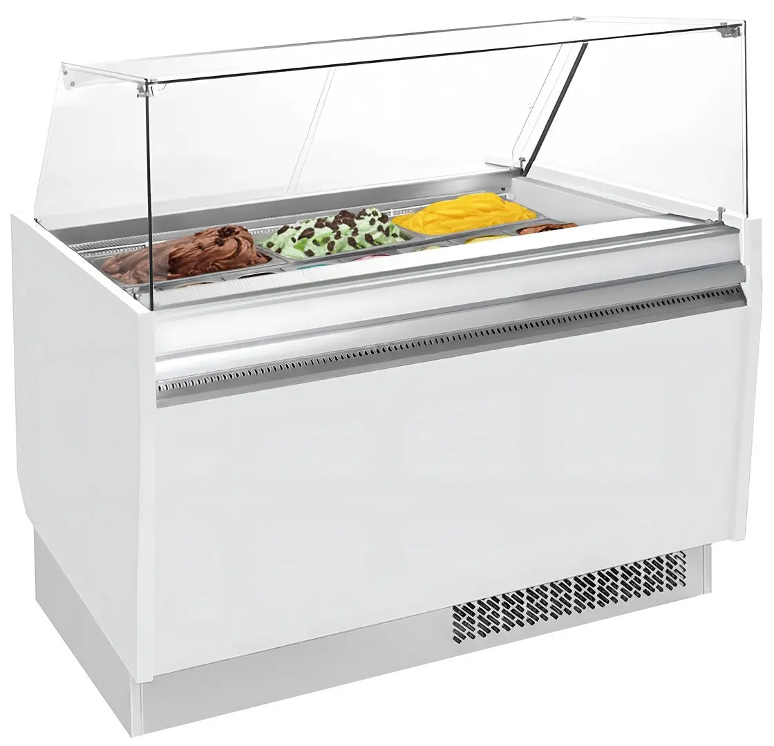 Витрина для мороженого GGM Gastro Liam ESTI12W (White)