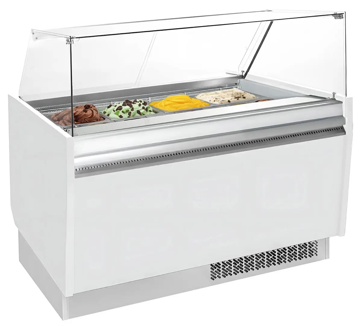 Витрина для мороженого GGM Gastro Liam ESTI15W (White)