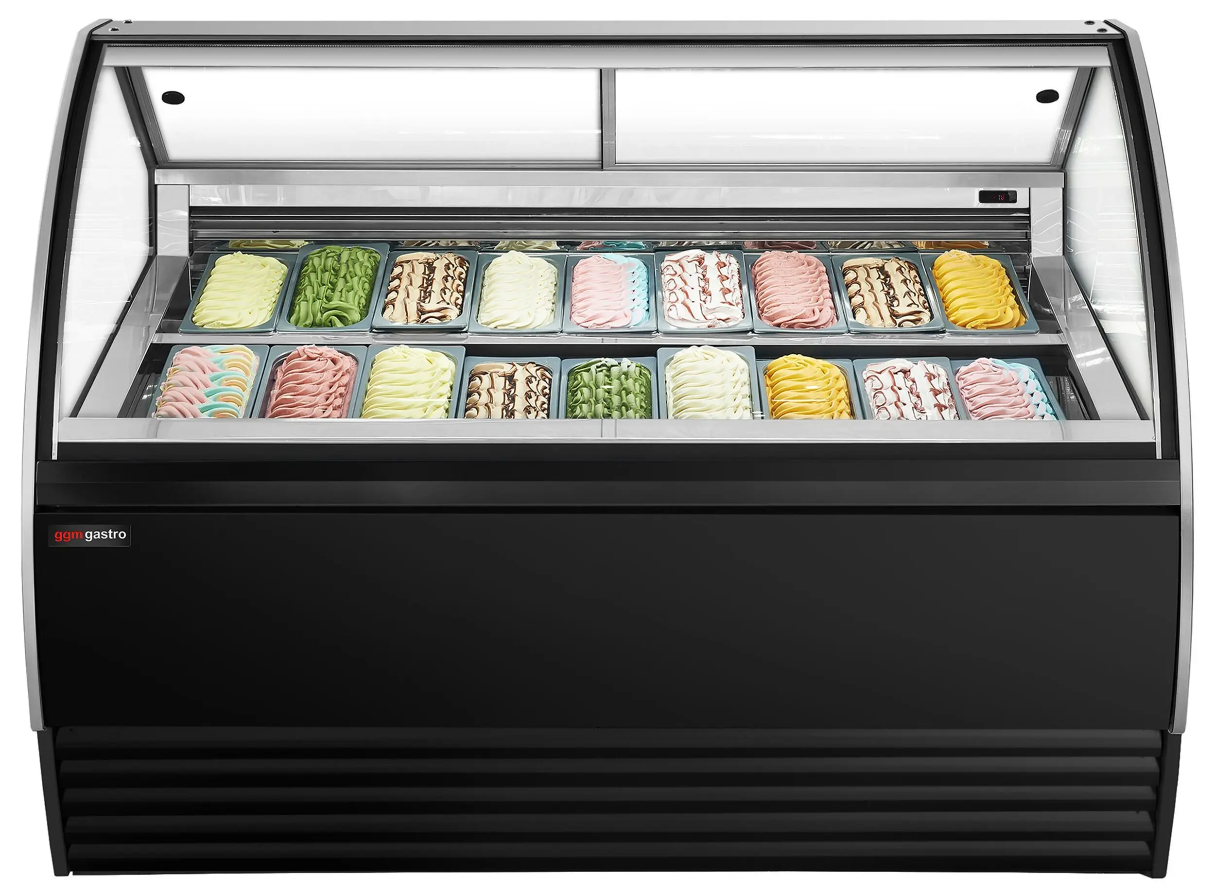 Витрина для мороженого GGM Gastro Nolan ETHA1711SN (Black) - 2