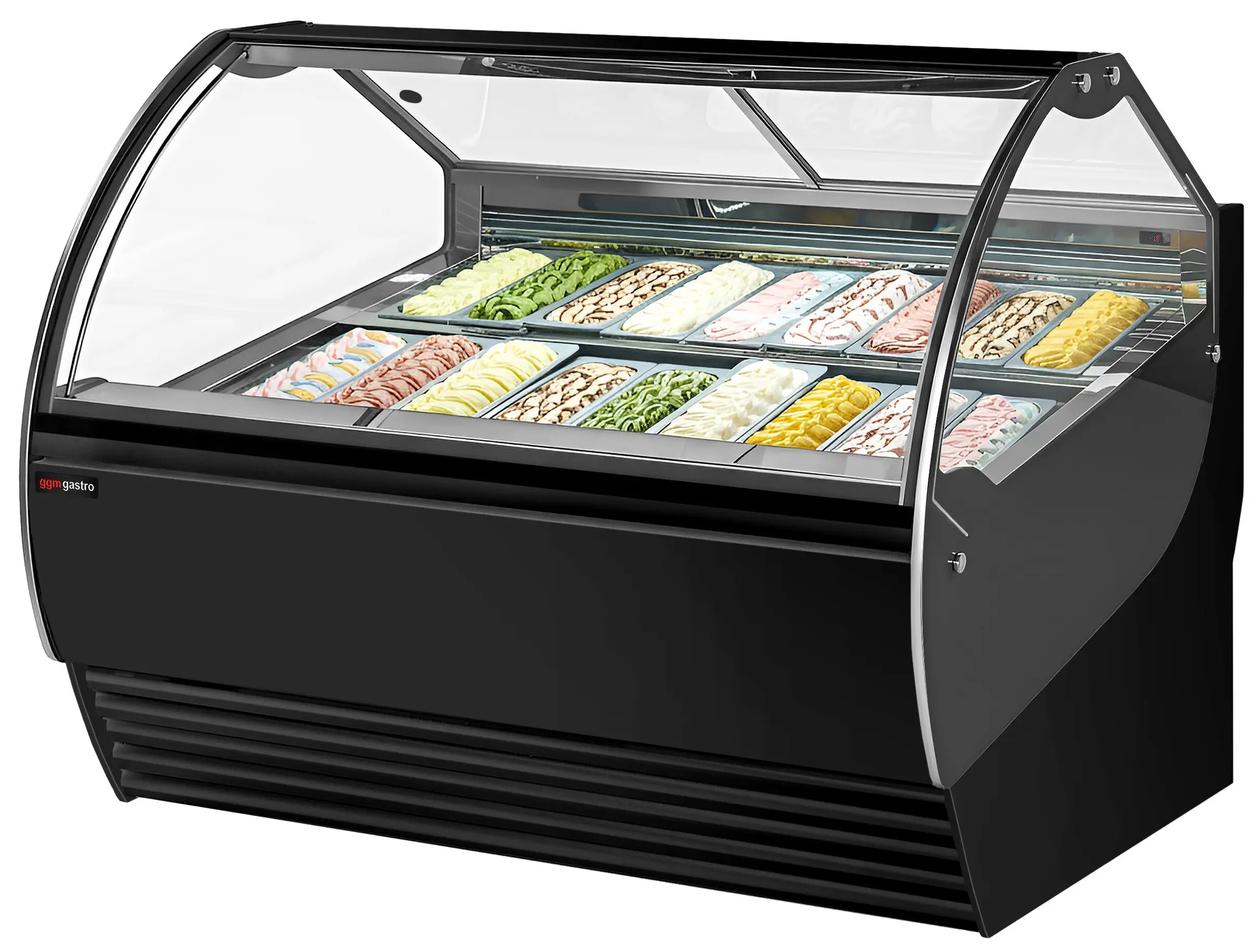 Витрина для мороженого GGM Gastro Nolan ETHA1711SN (Black) - 3
