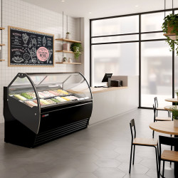 Витрина для мороженого GGM Gastro Nolan ETHA1711SN (Black) Thumb