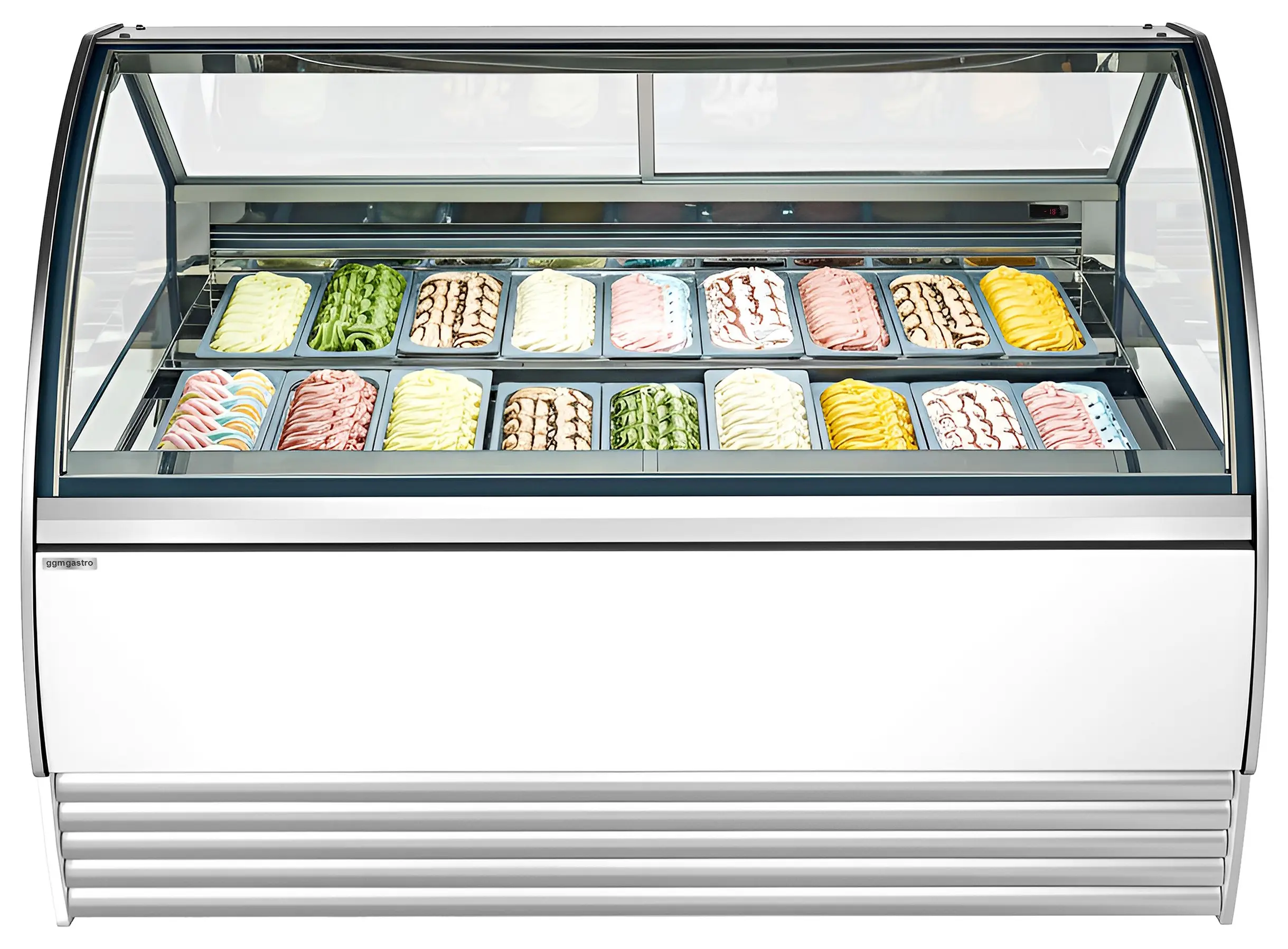 Витрина для мороженого GGM Gastro Nolan ETHA1711W (White) - 2