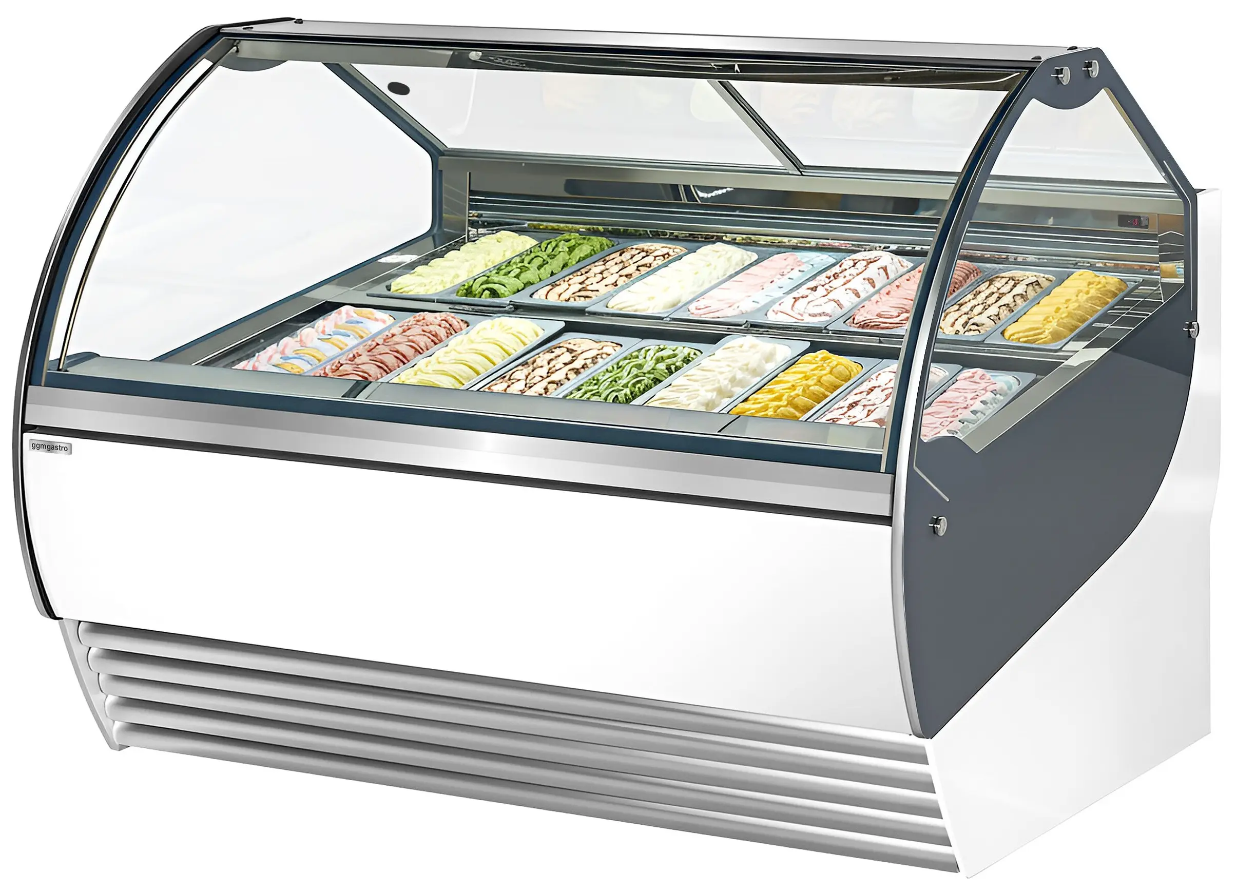 Витрина для мороженого GGM Gastro Nolan ETHA1711W (White) - 3