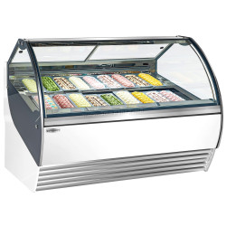 Витрина для мороженого GGM Gastro Nolan ETHA1711W (White)