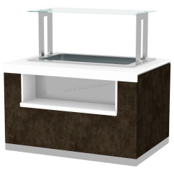 Витрина для мороженого GGM Gastro Prag ETI411N (Brown)