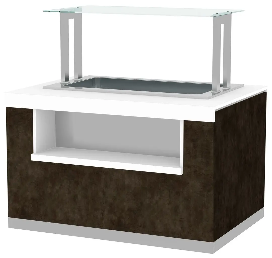 Витрина для мороженого GGM Gastro Prag ETI411N (Brown)