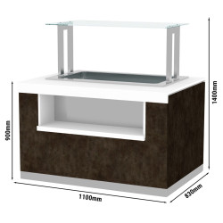 Витрина для мороженого GGM Gastro Prag ETI483N (Brown) Thumb