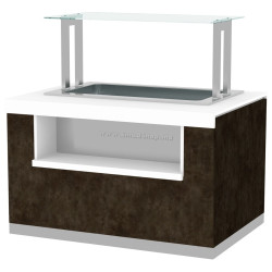 Витрина для мороженого GGM Gastro Prag ETI483N (Brown)