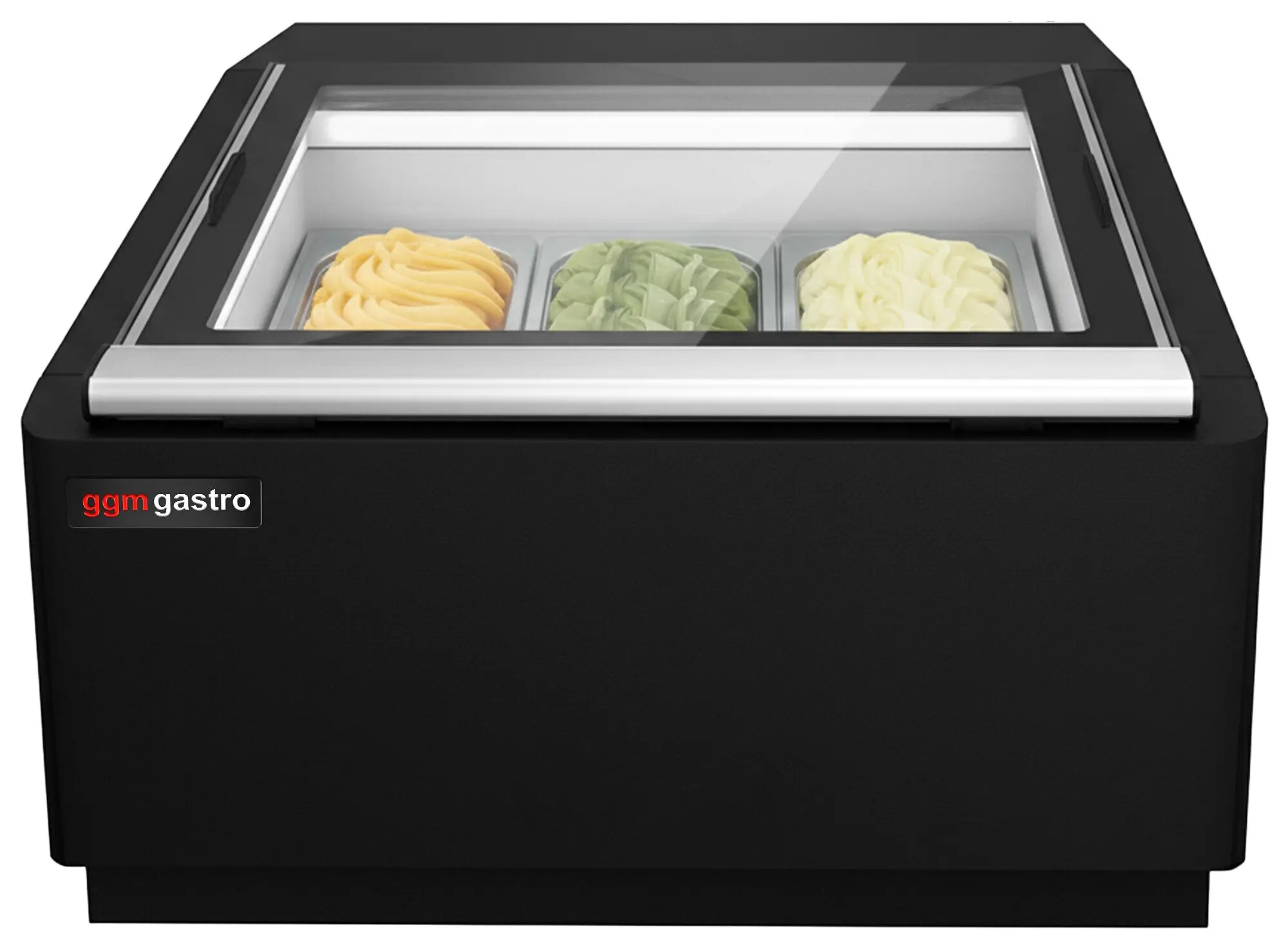Витрина для мороженого GGM Gastro TEVHA3S (Black) - 2