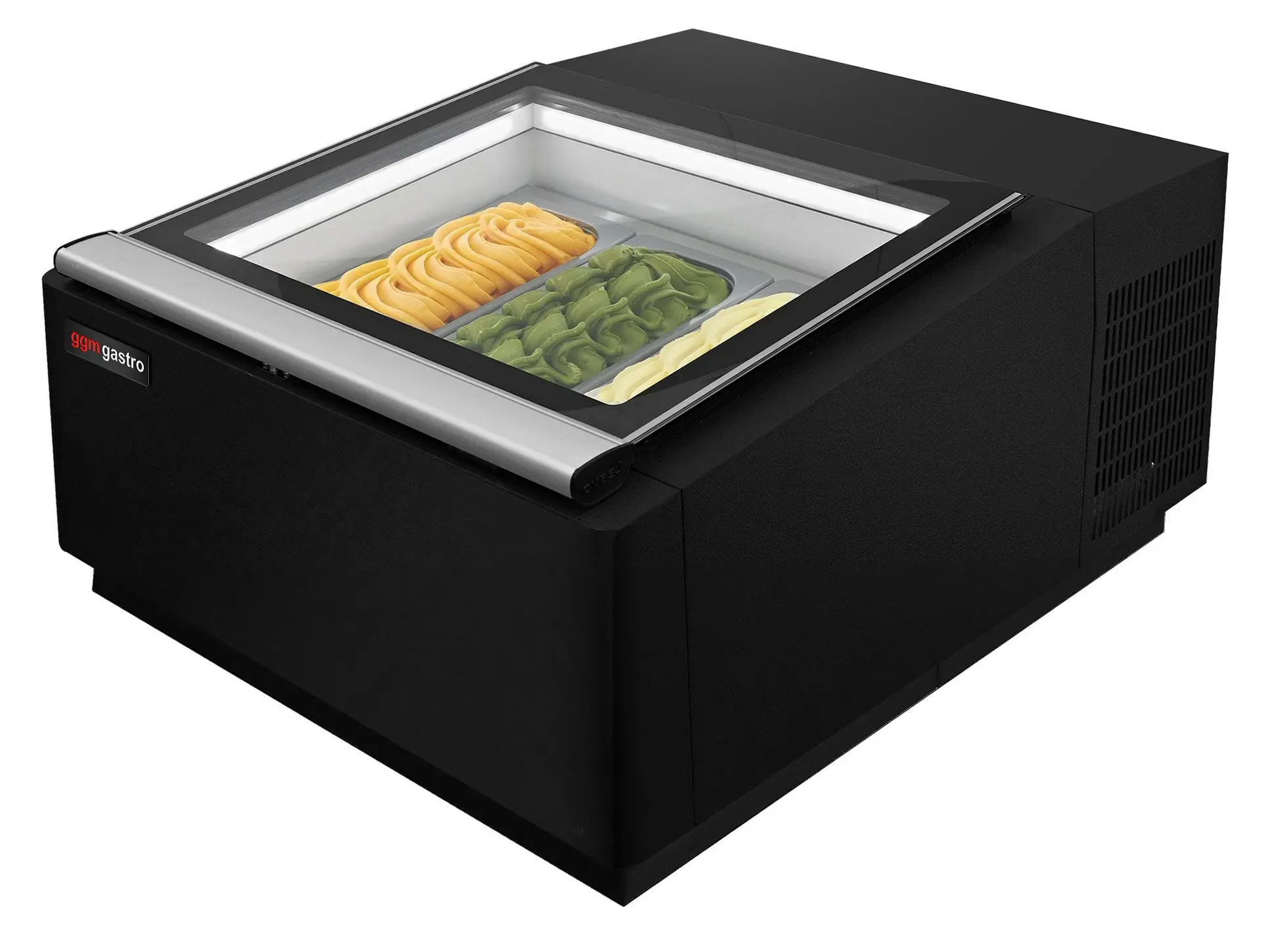 Витрина для мороженого GGM Gastro TEVHA3S (Black) - 3