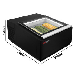 Витрина для мороженого GGM Gastro TEVHA3S (Black) Thumb